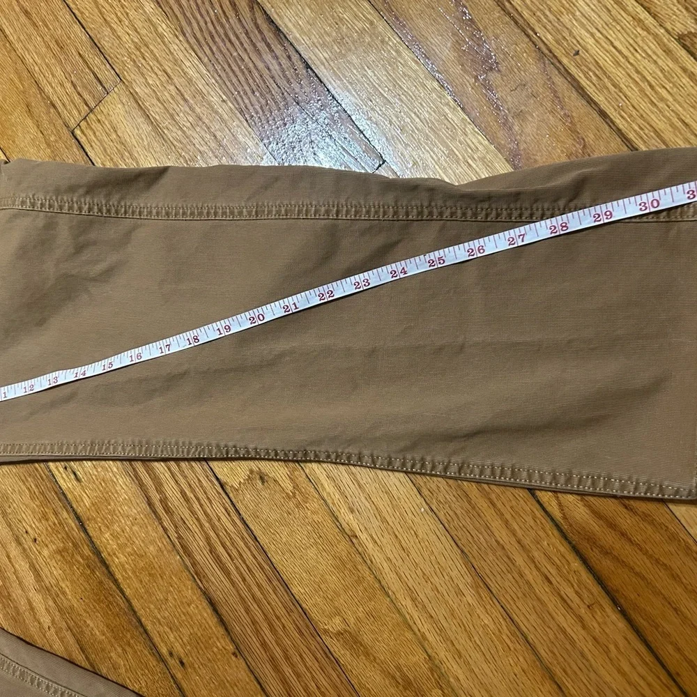 Carbon 2 Cobalt Mens Cargo Utility Pants Size 35 Tan Straight Leg Outdoors